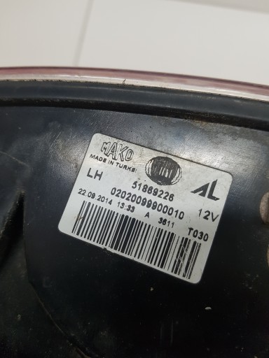 light left rear FIAT LINEA 20200748LH