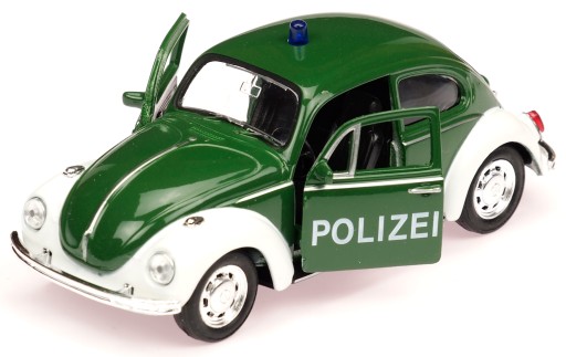 Volkswagen Beetle поліція 1:34 Welly 42343F