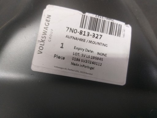 Gurten heck OKULAR VW SHARAN SEAT ALHAMBRA 10- 7N0813327