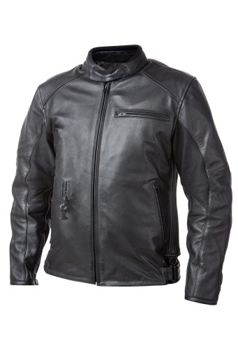 ШКІРЯНА МОТОРНА КУРТКА З ПОДУШКОЮ M/L - АКЦІЯ