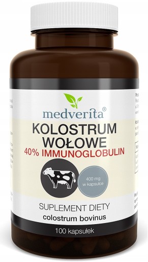 hovädzie kolostrum 40% imunoglobulínov 100k Medverita