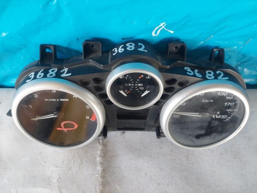 dials clock PEUGEOT 206+ 1.4 HDI 9666636880