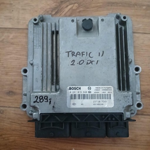 Контролер комп'ютера renault trafic ii 2.0dci 0281019840 237101754r