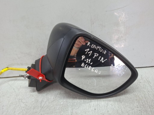 mirror right 11 vertical RENAULT CAPTUR and 2013