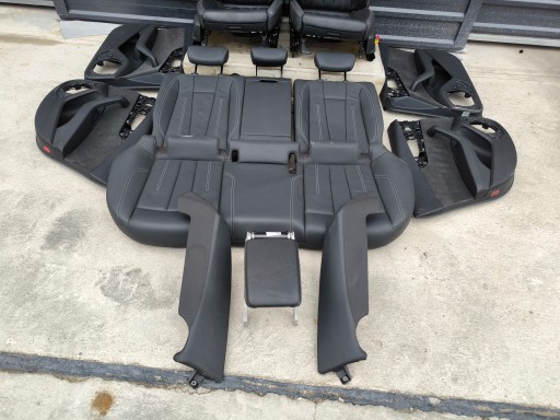 seat seats leather KOMPLET S LINE AUDI A4 B9 BIALA NIC heated !!!