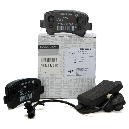 440601186R/440603321R - ЗАДНІ ГАЛЬМІВНІ КОЛОДКИ RENAULT MASTER III 2.3 DCI