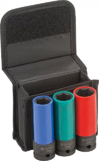 НАБІР КЛЮЧІВ ТОРЦЕВИХ 3 ЧАСТИНИ 1/2; 17,19,21 мм (1ОП)