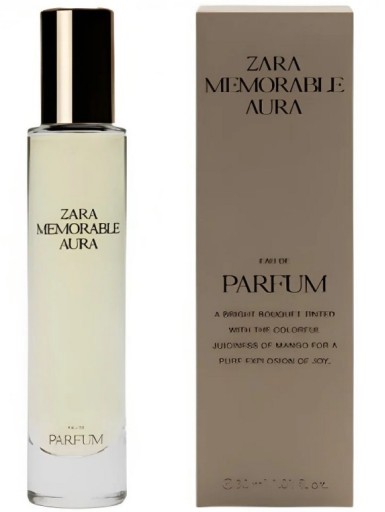 zara memorable aura woda perfumowana 30 ml    