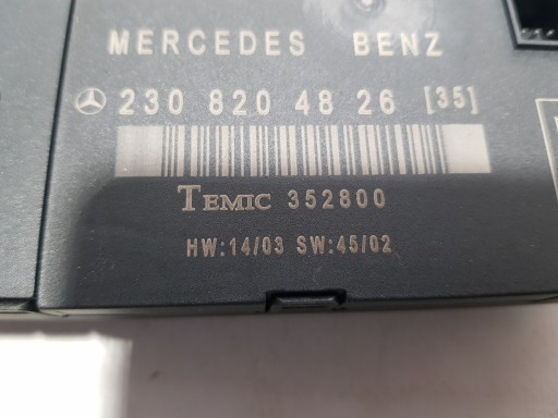 module door right MERCEDES SL R230 W230 2308204826