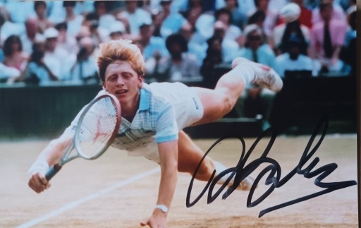 BORIS BECKER - zdjęcie z autografem