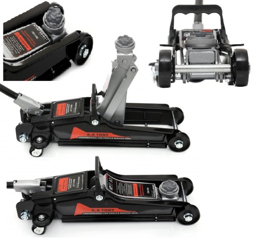 Автомобільний домкрат жаба домкрат 2,5 т гума низький