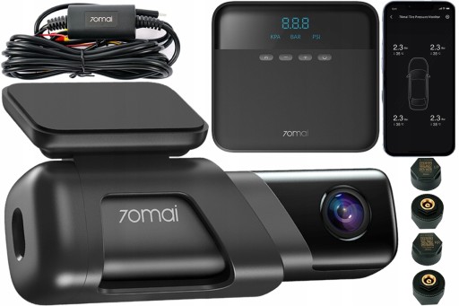 70mai M500 камера 64GB + KIT UP03 + TPMS + насос