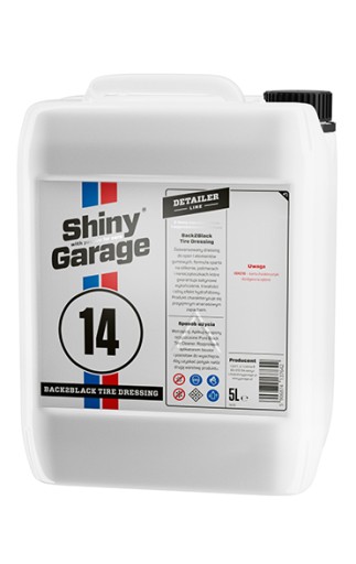 SHINY GARAGE Back2Black 5L-заправка для шин