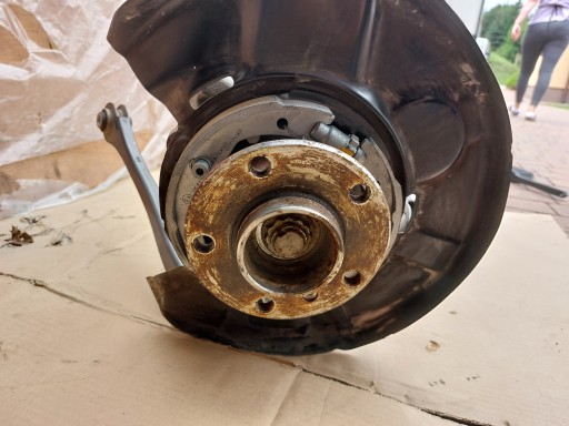 Achsträger Schwingarm Stoßdämpfer Bremssattel Bremse Sattel links heck BMW 3 F31 19r 6873825