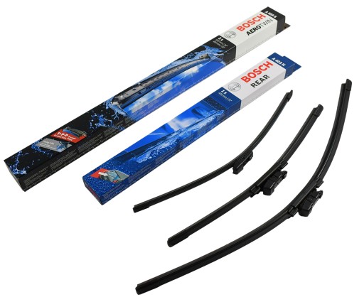 3397007555 3397008998 - BOSCH AERO СТЕКЛООЧИСТИТЕЛИ ПЕРЕДНИЕ ЗАДНИЕ SKODA RAPID 2012-