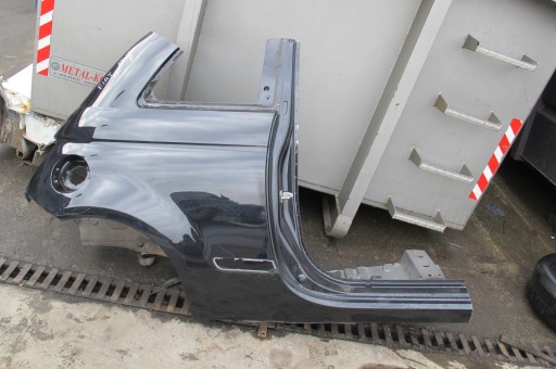 FIAT 500 LIFT 312 15- fender quarter side right rear part rear 876 NERO