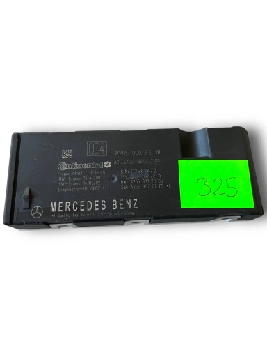 MERCEDES C KLASA W205 control unit bonnet boot 2059007218 @M