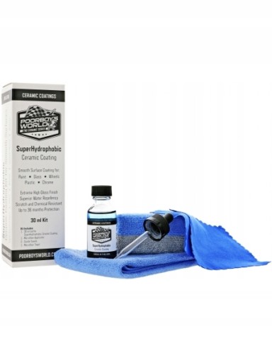 Poorboy's World - Super Hydrophobic Coating 30ml Kit - Керамічне покриття