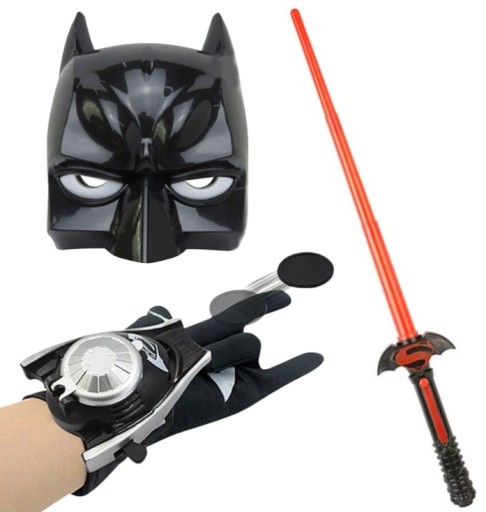 СУПЕРГЕРОЙ БЕТМЕН МАСКА СВІТЛОВИЙ МЕЧ РУКАВИЧКА