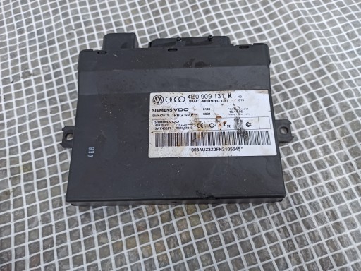 Audi a8 d3 s8 4e0 драйверний модуль kessy keyless 4e0909131k