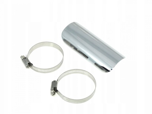 00-12501 - Хромована кришка глушника вихлопної труби 12,7 см