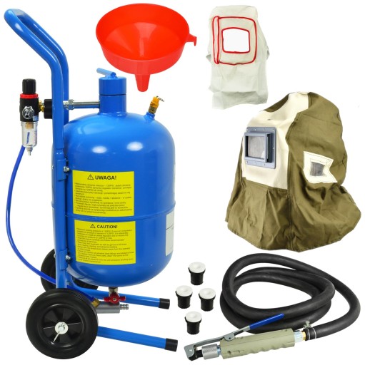 СИФОН ПЕСКОСТРУЙНАЯ МАШИНА МОБИЛЬНЫЙ 19L МАСКА СОПЛА