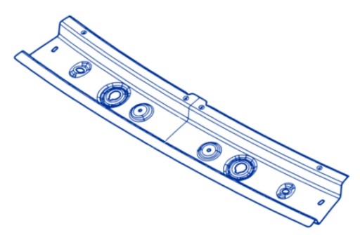 732100566R - Посилення даху Logan III, Sandero