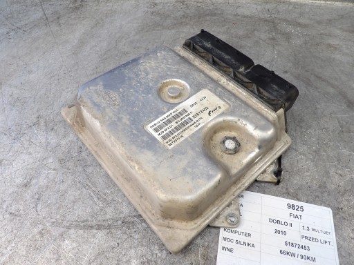 Fiat Doblo II computer, control unit 51872453 MJD8F2.D1 BC.0097888.C