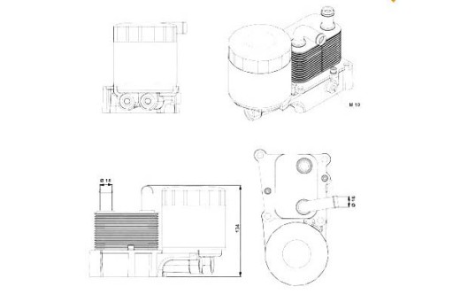 31193 - NRF МАСЛООХОЛОДЖУВАЧ FORD COURIER 1.8 DI (J5_. J3_)