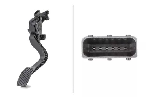 6PV 010 - Педаль газу fiat doblo 1.3mjt 16- hella