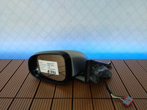 JAGUAR XF X250 08-11 mirror left 8-PIN colour LJZ EUROPA OE