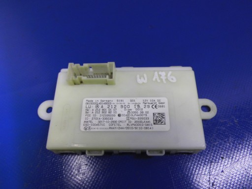 module control unit MERCEDES W176 W246 CLA GLA A117