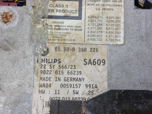 NAPED CZYTNIK der Navigation BMW E39 520i 8368226