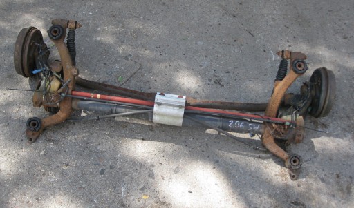 PEUGEOT 206 SW träger Achsträger achse heck hinten