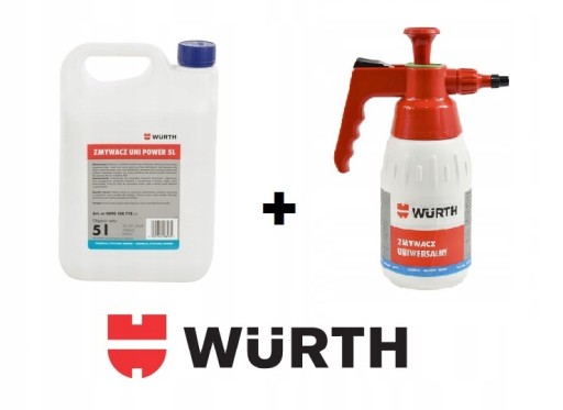 WURTH STRONG UNI POWER BRAKE CLEANER 5л + РАСПЫЛИТЕЛЬ 1л