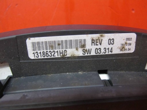OPEL ASTRA 3 III H 1.6 Z16XEP kilometar sat brzinomjer 13186321HC EUROPA