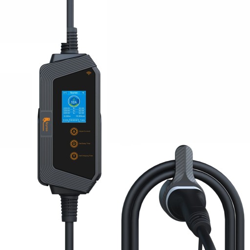 Мобильное зарядное устройство для электромобилей Feyree type 2, 22 кВт, 32 А, 3 фазы + сумка и держатель БЕСПЛАТНО