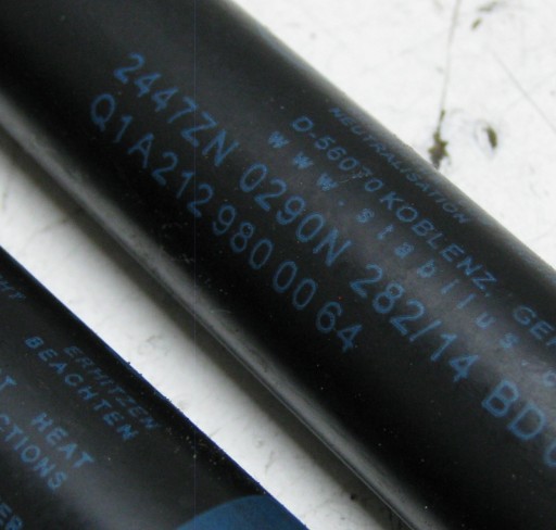 MERCEDES W212 KOMBI 14R damper telescope bonnets KOMPLET A2129800064