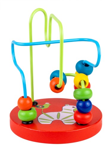 Розвиваючі іграшки дерев'яні спіральні намистини