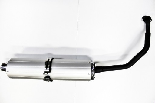 10 075 - ГЛУШИТЕЛЬ ВЫХЛОПНЫХ ГАЗОВ АЛЮМИНИЕВЫЙ СКУТЕР GY6 125 150 ROMET