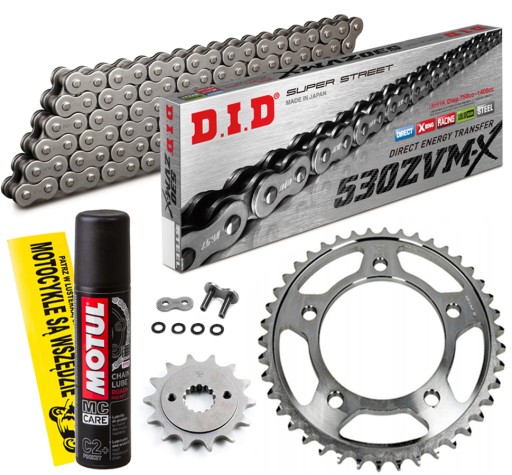 DID530ZVMX-120 JTF513.18 - КОМПЛЕКТ ПРИВОДУ DID SUZUKI GSX 1250 F FA 2010-2016