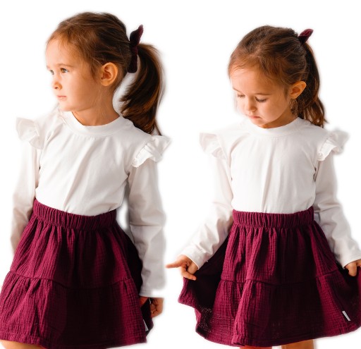 Байя Дитяча розкльошена бавовняна спідниця 98