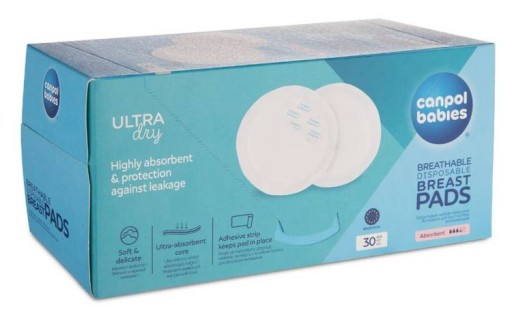 Вкладиші Canpol babies одноразові 1/653 білі 30 шт.