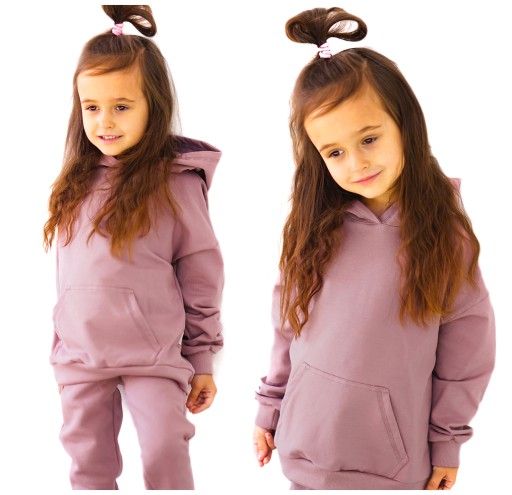 Дитячий світшот Baya 122 р. довгий рукав фіолетовий