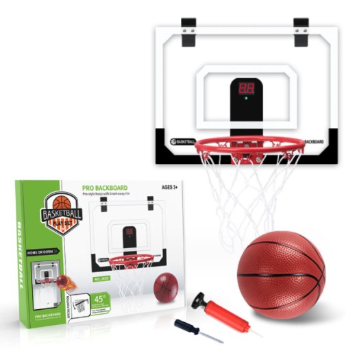 MINI BASKETBAL PRENOSNÝ SET ELEKTRONICKÁ TABUĽKA VÝSLEDKOV LOPTA