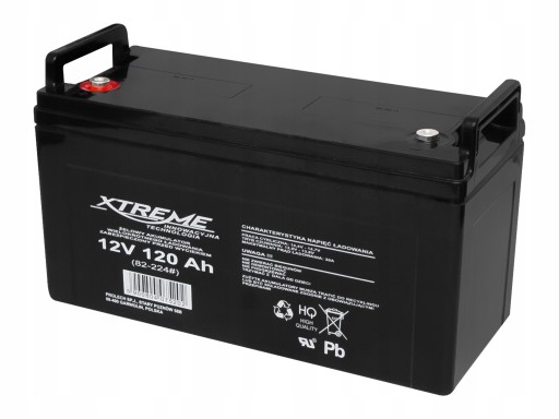 2 × батареї xtreme 12v 120ah