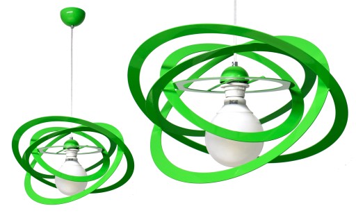 Стельовий світильник Moderno E27 зелених відтінків