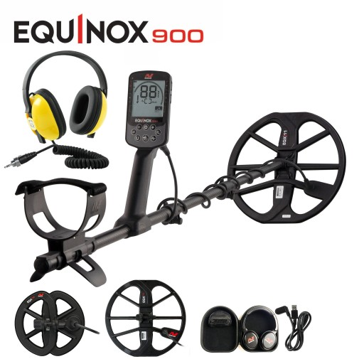 Detektor Minelab Equinox 900 + Podwodne słuchawki