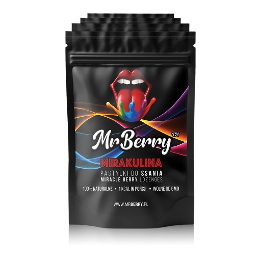 MrBerry - pastilky na zmenu chuti | Mirakulina | Miracle Berry | 40 PACK