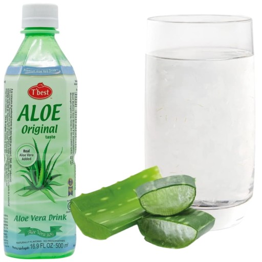 Aloe Vera ital aloe vera darabokkal, ORIGINAL, 500ml, T'BEST  Vlemnyek -  Allegro